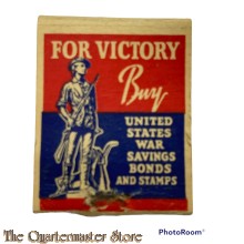 Matchbook ,WW2 For Victory, Buy War saving bonds
