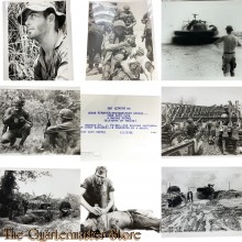 11 Large Press action photos US Army in Vietnam 1965-1975