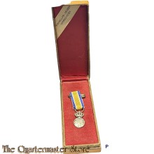 Miniatuur Eremedaille Orde van Oranje Nassau in zilver W boxed