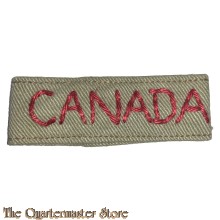 Slip on Canada  WW2 summer