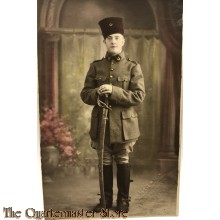 France - Studio portret (Zouave) Colonial soldier WW1 