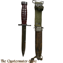 M4 Bayonet - Dutch 1950s with correct scabbard for M1 Carbine 2e model