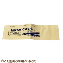 WK2 Tute Feinster Ceylon Canehl (WW2 paper bag Feinster Ceylon Canehl)