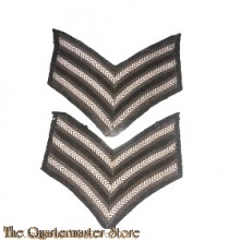 Rank chevrons Sergeant  WW2 pair of 2