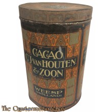 Winkel Blik Cacao van Houten 1935-40 (Shop Tin can chocolate 1935-40)