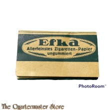  'Allerfeinstes Zigaretten Papier' 'Efka' ungummiert (Efka cigarette Rolling Papers)