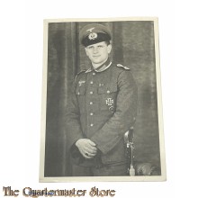 Impressive photo well decorated Wehrmacht NCO with sword