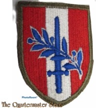 Mouwembleem Headquarters, U.S. Forces, Austria (Sleeve badge Headquarters, U.S.Forces, Austria)