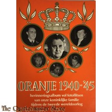 Oranje 1940-45 herinneringsalbum vol fotoflitsen van onze Kon Familie tijdens de 2e WO