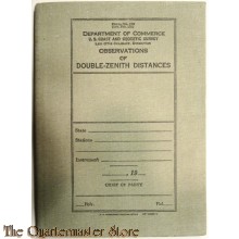 Book Observations of Double-Zenith Distances (Boek Observations of Double-Zenith Distances)
