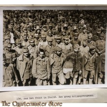 Press photo , WW1 Italian front , group of prisoners of War