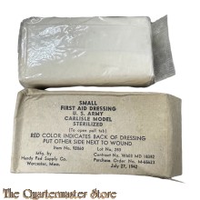 Small first aid dressing Carlisle (kaki carton) sterilized