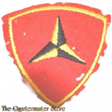 Mouw embleem 3e Marine Division (Sleeve patch 3rd Marine Division)