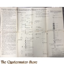 Schematische voorstelling van den marsch van een troepenmacht 1940