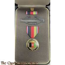 Afghanistan Commemorative Medal and Ribbon boxed