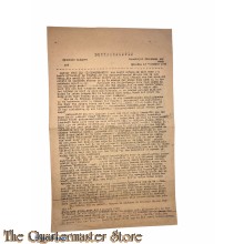 Krant Trouw bulletin spec uitgave no 9 maandag 13 november 1944