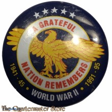 Revers pin A Gratefull Nation Remembers 1941-45  1991-95 