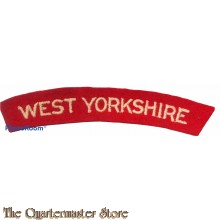 Shoulder flash West Yorkshire Regiment