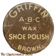 Tin Griffin A.B.C. military boot polish wax WW2