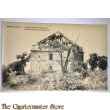 Postcard Montfoucon, the Crownprince ‘s Observatory 1917