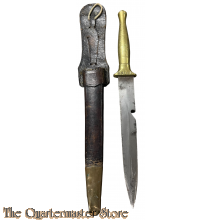 Indonesia - FS style Knife with leather scabbard GALUH 
