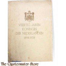 Book - 40 jaren Koningin der Nederlanden 1898-1938