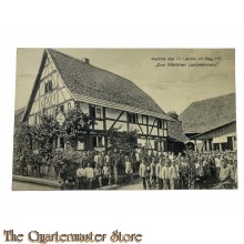 Feld Postkarte 1914-18 Kantine des LIV Landw. Inf Reg 110 "zum frohlichen Landwehrmann"