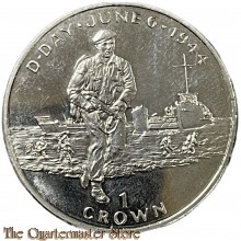 Coin 1 Crown D-Day June 6 1944