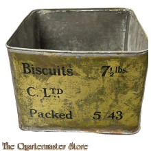Ration tin Bisquits 7 1/2 lbs