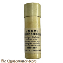US Army Fuel, Heating ration (individual) Hexamine 