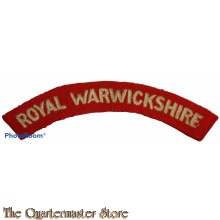 Shoulder flash Royal Warwickshire Regiment
