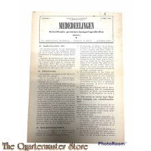 Nederlandsche Spoorwegen Mededelingen blad personeel No 9 , 2 april 1943