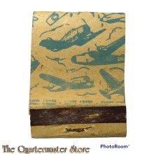 Booklet, matches ,WW2 Flying planes   (blue)