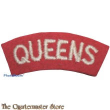 Shoulder flash Queen's Royal Regiment (West Surrey)