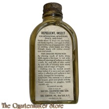 US Army bottle of insect repellent WW2