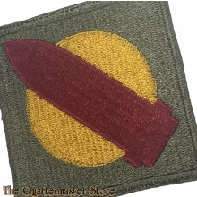 Mouwembleem 1st Coastal Artillery (green backing Sleeve patch 1st Coastal Artillery)