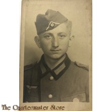 Studio photo WH soldat 1938-40, schiffchen mit paspelierung