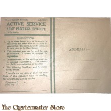 WO2 britse dienstenveloppe (WW2 Active Service Army Privilege Envelope)