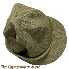 M1941-US-Army OD Knitted Woollen Jeep Cap (Beanie Hat) (REPLICA)