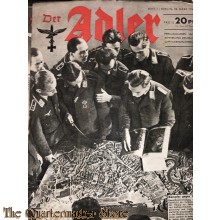 Zeitschrift Der Adler heft 7, 28 marz 1944  (Magazine Der Adler no 7, 28 marz 1944)