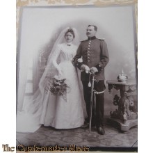 Grosses Heirats photo WK1 (Large wedding photo WW1)
