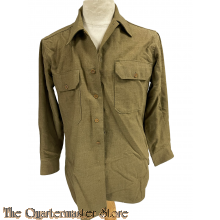 Shirt flanel EM/NCO US Army  (Overhemd flannel manschappen US Army) 14 x 32
