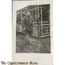 Studio photo 1915 German soldier an der Front 