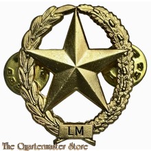 Metalen Brevet LICHT MACHINEGEWEER Nederlands leger (Dutch Light Machinegun sharpshooter badge)