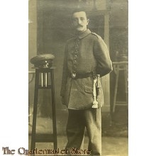 Postkarte 1914-18 Unteroffizier mt (ersatz) seitengewehr und Portepee