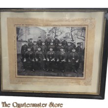 Framed photo of group WW1 soldiers in Oldenburg germany
