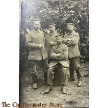 Studio photo 1916 4 Soldiers in combat uniform 1 Komp 2 Ldst Augsburg