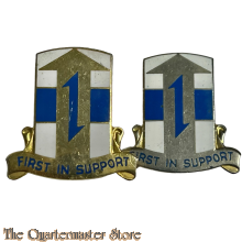 US Army DUI pair 1st Support Brigade