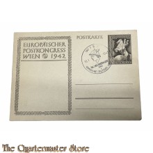 Postkarte , Europaisches Postkongress Wien 1942