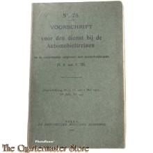 Voorschrift no 48 voor den Dienst bij de Automobieltreinen